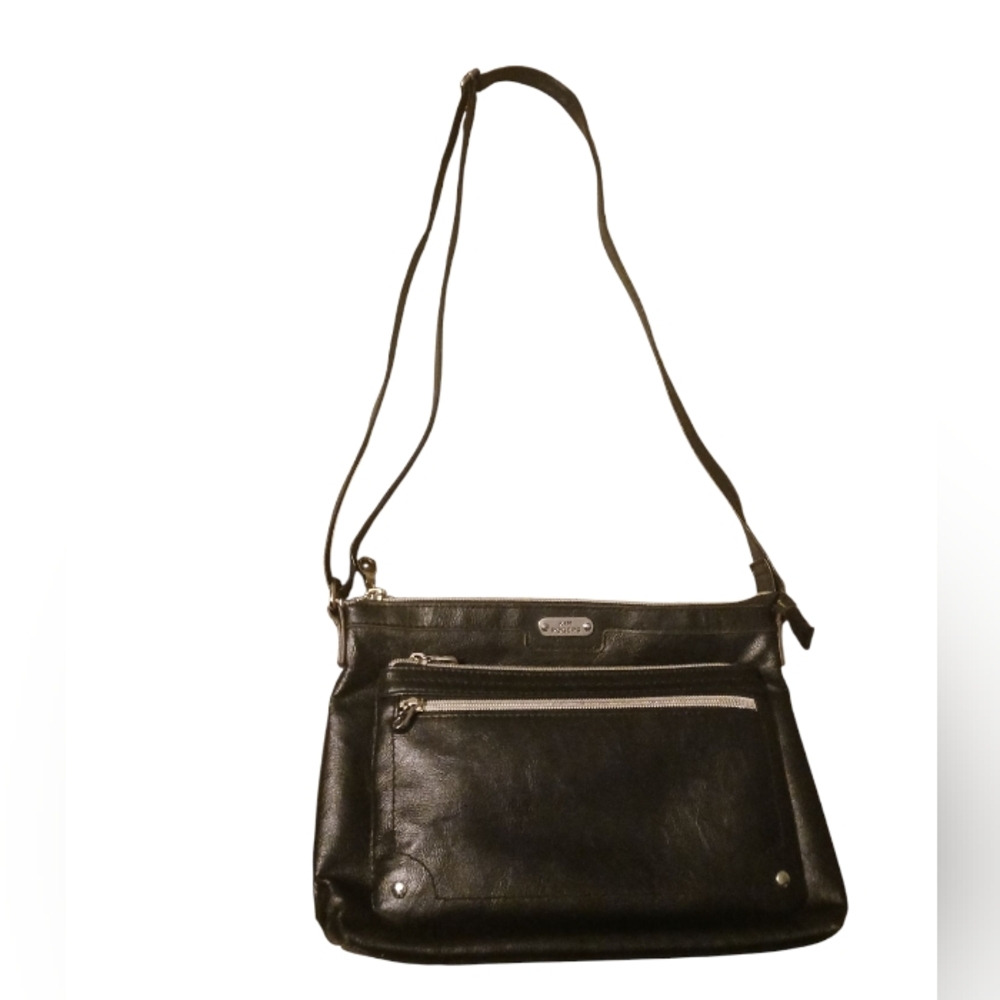 Kim Rogers Black Crossbody Bag with Adjustable Strap